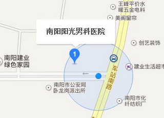 南阳阳光男科医院路线图